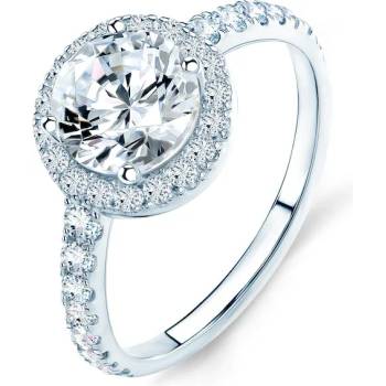 Image 1 of SAVICKI Годежен пръстен This is Love : бяло злато, бял сапфир