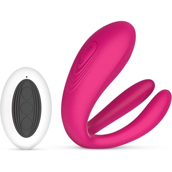 Teazers Couple Vibrator with Remote Pink