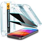 Spigen iPhone 16 SPIGEN EZ FIT екранен протектор стъкло 2бр 2.5D, 9H + рамка, TRANSFER AGL06905 (AGL06905)