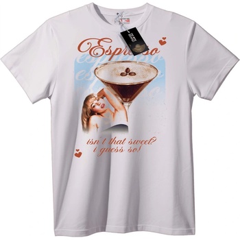 NOONEBRAND Тениска Еспресо Сладост - S, White