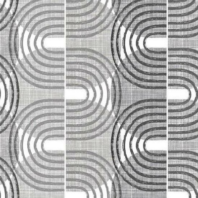 Ubrus PVC 206D, metráž, 20 m x 140 cm, obloučky šedé, IMPOL TRADE