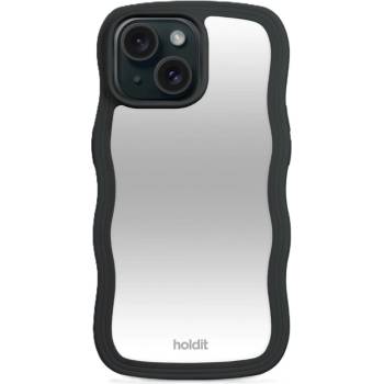 Holdit Гръб Holdit Wavy Case за iPhone 16e/15/14/13 - Black/Mirror