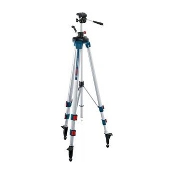 Bosch Baustativ BT250 Professional, Stative und Stativzubehör (silber/blau, 1/4-Stativgewinde)