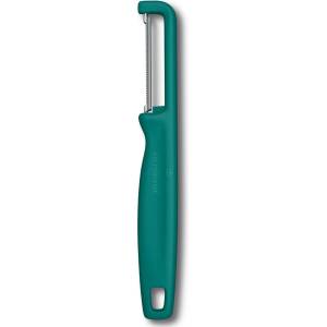 Victorinox Белачка за зеленчуци IOTA 16 см, назъбено острие, зелен, пластмаса, Victorinox (VN609434)