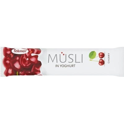 Tekmar Müsli tyčinka s višňovou príchuťou v poleve s jogurtom 30 g