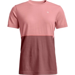 Ortovox Дамско мериносово термобельо Ortovox Women's 185 Rock'N'Wool Short Sleeve Merino base layer - Dusk Rose (115-1520-0912)