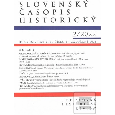 Slovenský časopis historický 2/2022