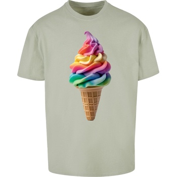 Mister Tee Тениска Pride Scoops Heavy Oversized T-shirt softsalvia XXLUB-MP0008658-03259 - Тъмносив, размер 4XL