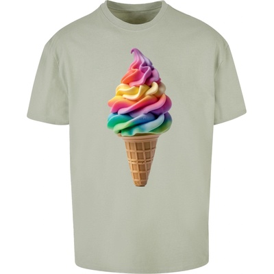 Mister Tee Тениска Pride Scoops Heavy Oversized T-shirt softsalvia XXLUB-MP0008658-03259 - Тъмносив, размер 4XL