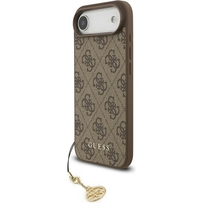GUESS Калъф Guess 4G Charms Collection MagSafe за iPhone Air - кафяв