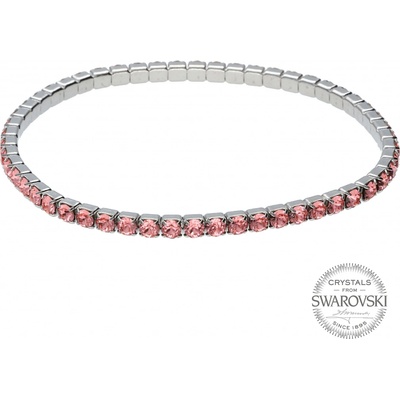 Levien náramek s krystaly Rose peach 1459573