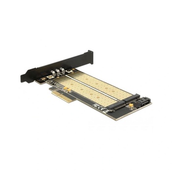 Image 1 of Delock PCI Express x4 карта > 1x вътрешен M. 2 ключ B + 1x вътрешен NVMe M. 2 ключ M Low Profile Form Factor 89630 (89630)