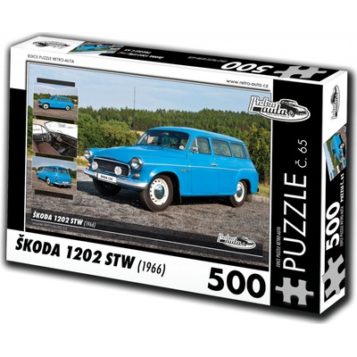 Retro-Auta č. 65 Škoda 1202 STW 1966 500 dílků