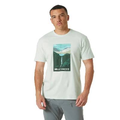 Тениска Helly hansen Massif Graphic short sleeve T-shirt - Green (Seafoam)