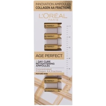 L'Oréal Paris Age Perfect 7 Day Cure Retightening Ampoules Spevňujúce pleťové sérum na zrelú pleť 7x1 ml