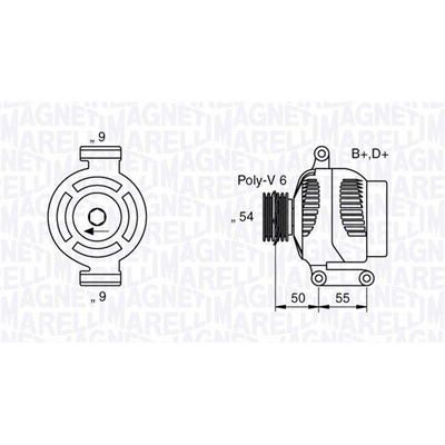 Generátor MAGNETI MARELLI 063358061010