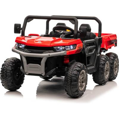 Mamido Farmer Truck 24V Elektrické autíčko 4x200W červená