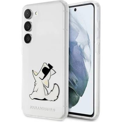 KARL LAGERFELD Кейс Karl Lagerfeld KLHCS23MCFNRC за Samsung Galaxy S23 Plus S916, прозрачен, твърд, Choupette Fun (KF001561-0)