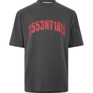 Fear of god essentials Тениска FEAR OF GOD ESSENTIALS FGE Chicago Tee Sn62 - Iron Grey/Red