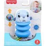 Mattel Силиконова дрънкалка Fisher Price - Squishseas, асортимент (JHB54)