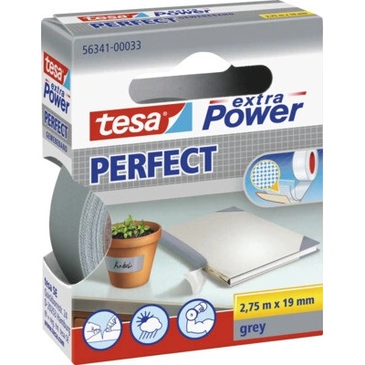 Tesa Perfect Opravná páska 19 mm × 2,75 m sivá