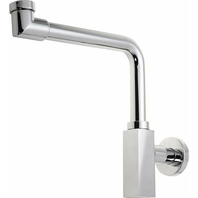 Omp Tea QUASAR umývadlový sifón šetriaci miesto, 5/4"-32mm, chróm 811.215.5.K