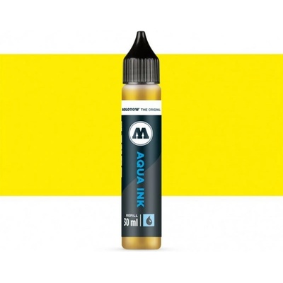 MOLOTOW náhradní náplň GRAFX Aqua INK - 30 ml - Primary Yellow