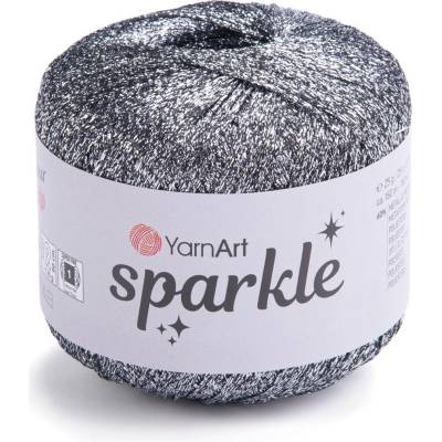 YarnArt Příze Sparkle 1303 tmavší stříbrná