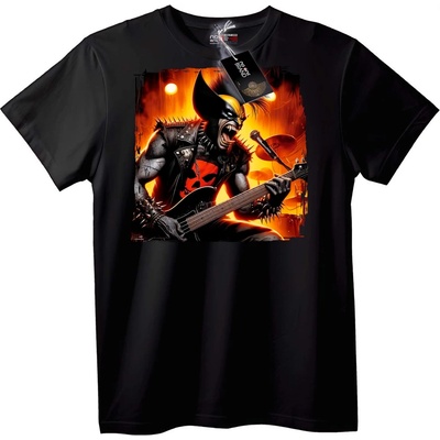 NOONEBRAND Тениска Рок Прилеп Музикант - XL, Black