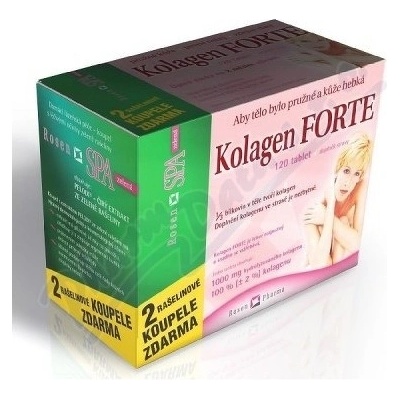 RosenPharma Kolagén Forte 120 tabliet + rašelínové koupele