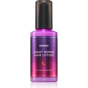 KUNDAL Night Repair Hair Lotion нощна хидратираща грижа За коса с аромат Into The Dream 100ml