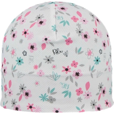 RDX Funkčná čiapka Mikropolyester Kvety Biela