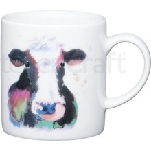 Kitchen Craft šálek na espresso Porcelain Watercolour Cow 80 ml