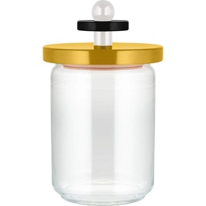 Alessi Кухненски буркан за съхранение 100 COLLECTION, 1л, жълт, стъкло, Alessi (ALES161001)