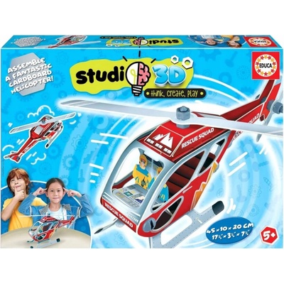 Educa Studio 3D model Záchranářský vrtulník