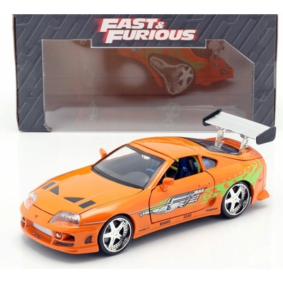 Jada Toys Rýchlo a zbesilo auto 1995 Toyota Supra + figúrka Brian O'Conner 1:24