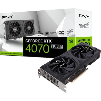 PNY GeForce RTX 4070 SUPER 12GB GDDRX6 OC (VCG4070S12DFXPB1-O)