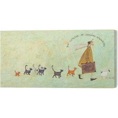 Obraz na plátne Sam Toft - The Suitcase Of Sardine Sandwiches, 2 - 100×50 cm