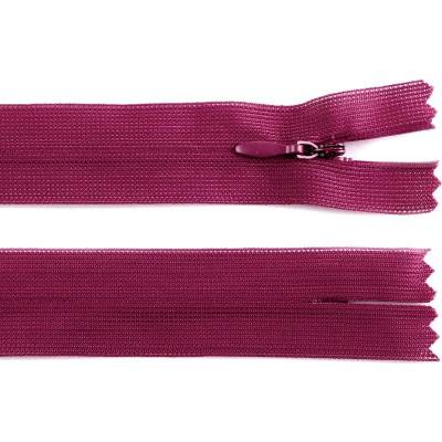 Spirálový zip skrytý No 3 délka 60 cm dederon Varianta: 640 Ibis Rose, Balení: 1 ks