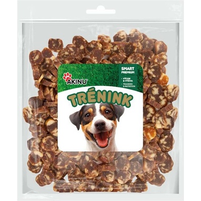 Akinu Trénink Hovězí & treska lupínky 400 g