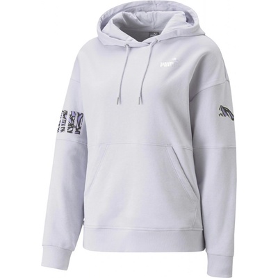Puma Power Nova Shine Colorblock Hoodie 67444668 fialový