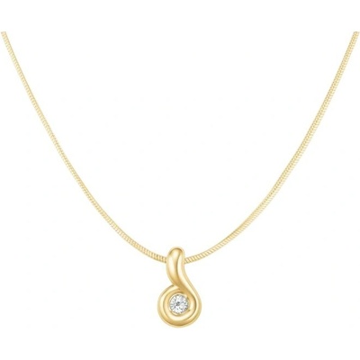Rosefield Elegantný pozlátený náhrdelník JNWPG-J1307