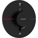 Hansgrohe Термостатичен смесител за вана-душ Hansgrohe ShowerSelect Comfort S, финиш черен мат, без вградено тяло (15554670)