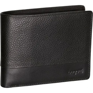 Bugatti Кожен портфейл Bugatti Atlanta хоризонтален черен, 12 карти (49 3203 01)