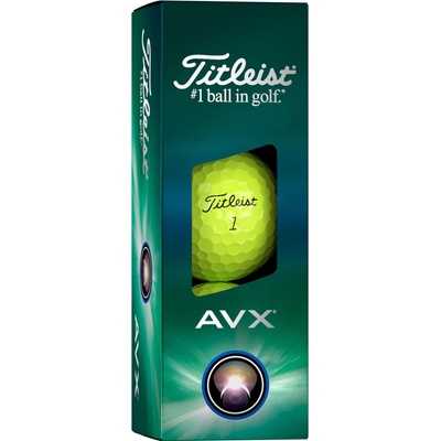 Titleist AVX 2024 yellow 3 pcs