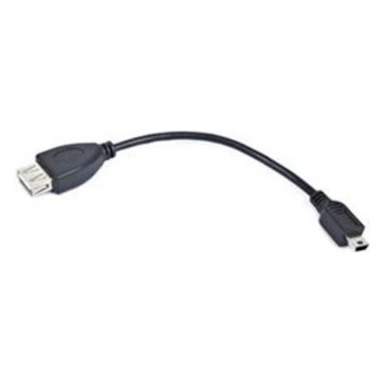 Kabel USB AF/mini BM,OTG,15cm pro tab. a tel.