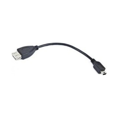 Kabel USB AF/mini BM,OTG,15cm pro tab. a tel.