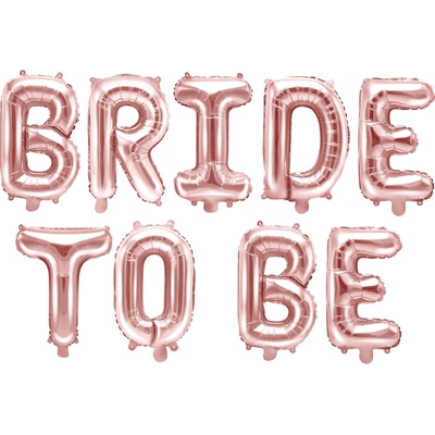 PartyDeco Fóliový balónBride to Be