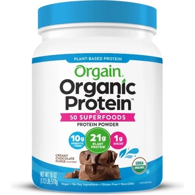 Orgain Organic Protein + 50 Superfoods [510 грама] Шоколадов фъдж