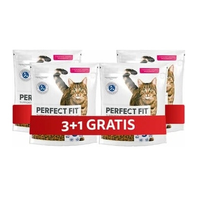 PERFECT FIT Adult 1+ bohaté na čerstvého lososa 4 x 750 g